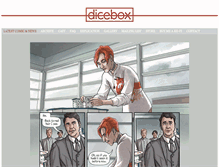 Tablet Screenshot of comic.dicebox.net